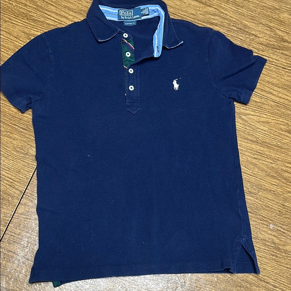 Ralph Lauren Dark Blue women’s  Polo with White Logo